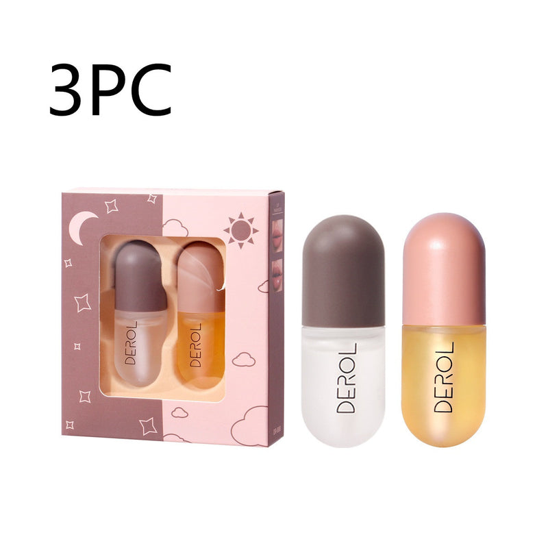 Load image into Gallery viewer, Day Night Instant Volume Lip Plumper Oil Clear Lasting Nourishing Repairing Reduce Lip Fine Line Care Lip Beauty Cosmetic
