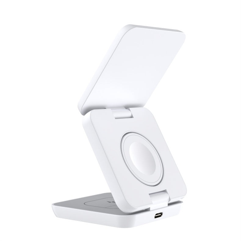 Load image into Gallery viewer, Magnetic Suction Wireless Charging And Folding Phone Holder
