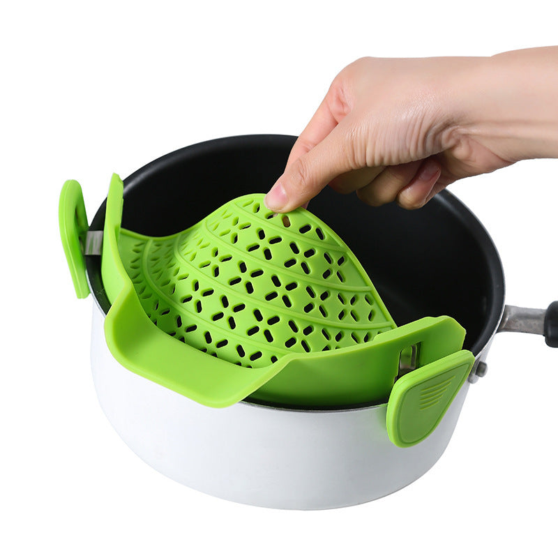 Load image into Gallery viewer, Kitchen Gadgets Silicone Pot Side Drain Stopper
