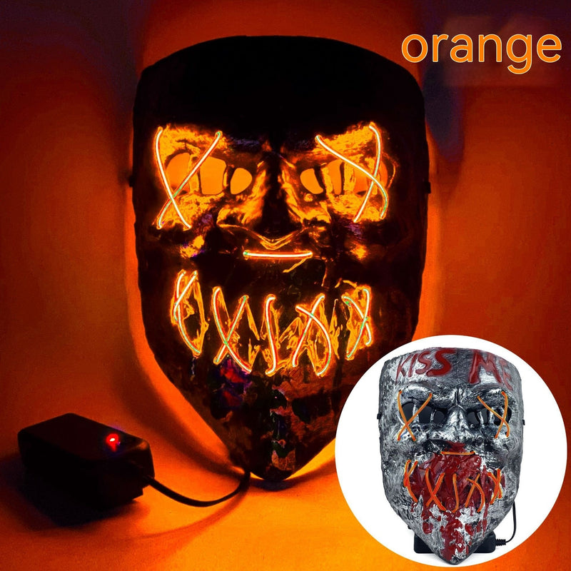 Load image into Gallery viewer, Cold LED Mask Halloween Horror Prop
