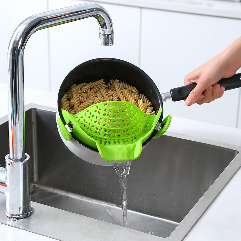 Load image into Gallery viewer, Kitchen Gadgets Silicone Pot Side Drain Stopper
