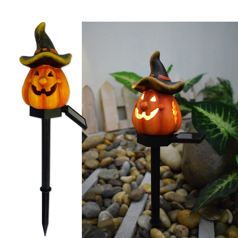 Load image into Gallery viewer, Solar Halloween Outdoor Creative Atmosphere Pumpkin Lamp
