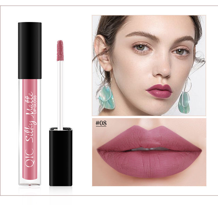 Load image into Gallery viewer, For QIC color Qini cross-border explosion matte velvet waterproof non stick cup Liquid Lip Gloss Lipstick Lip Glaze
