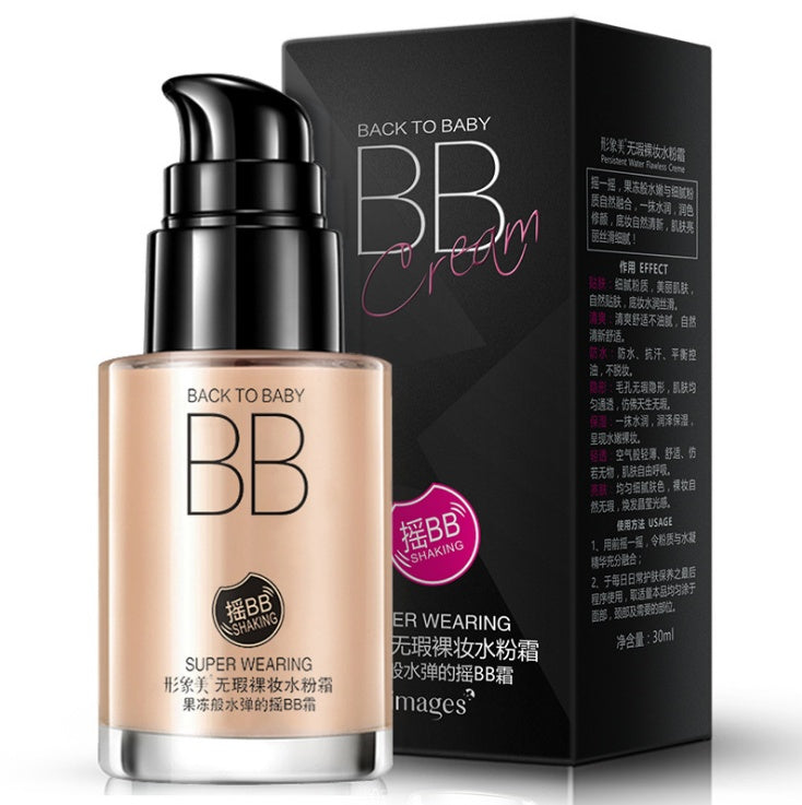 Load image into Gallery viewer, Clear and sleek hydrating cream nude makeup BB cream makeup concealer moisturizing BB cream
