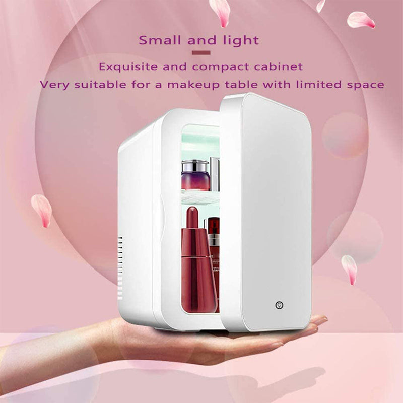 Load image into Gallery viewer, Mini Makeup Fridge Portable Cosmetic Refrigerator Cooler and Warmer Freezer for Perfume Beauty Skincare Products
