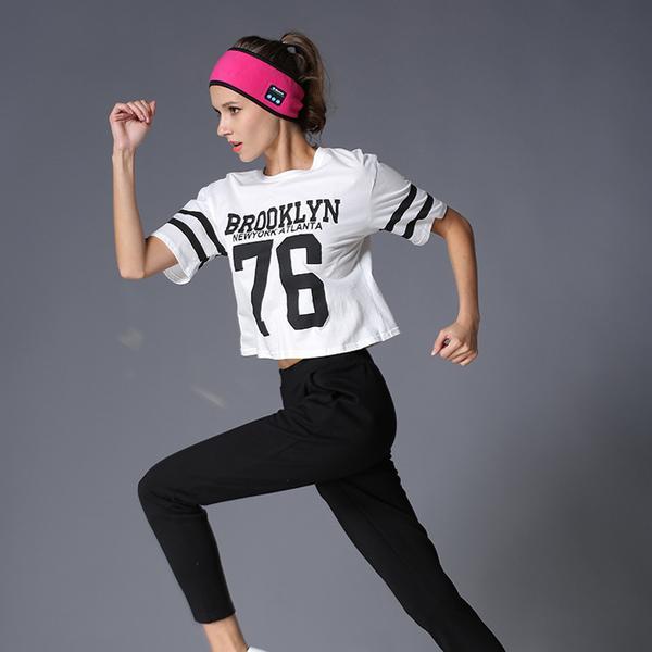 Load image into Gallery viewer, Wireless Bluetooth-compatible Headband Outdoor Fitness Yoga Headband
