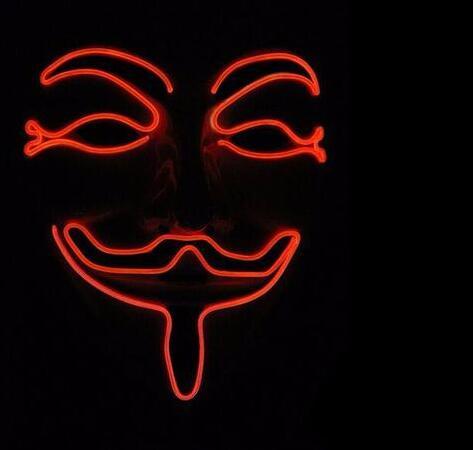 Load image into Gallery viewer, New LED Guy Fawkes Mask
