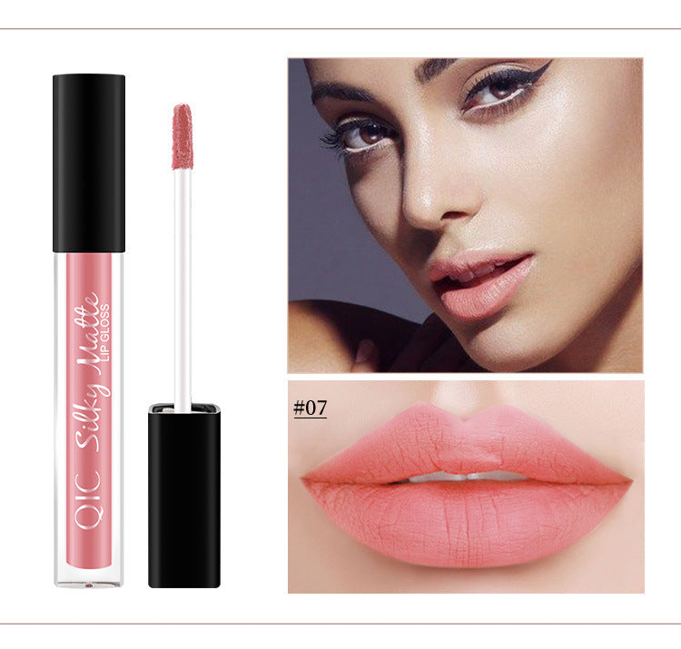 Load image into Gallery viewer, For QIC color Qini cross-border explosion matte velvet waterproof non stick cup Liquid Lip Gloss Lipstick Lip Glaze
