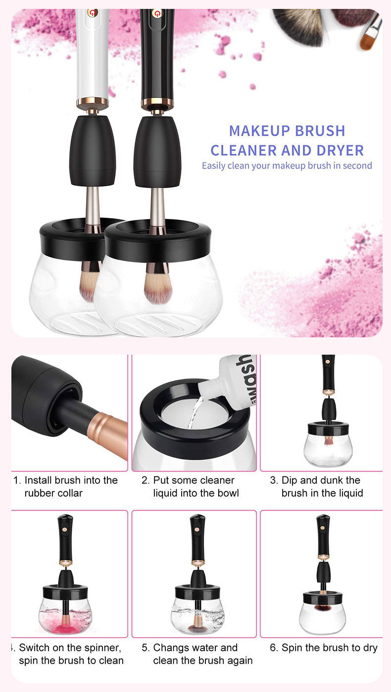 Load image into Gallery viewer, Makeup Brush Cleaning Machine Electric Scrubber
