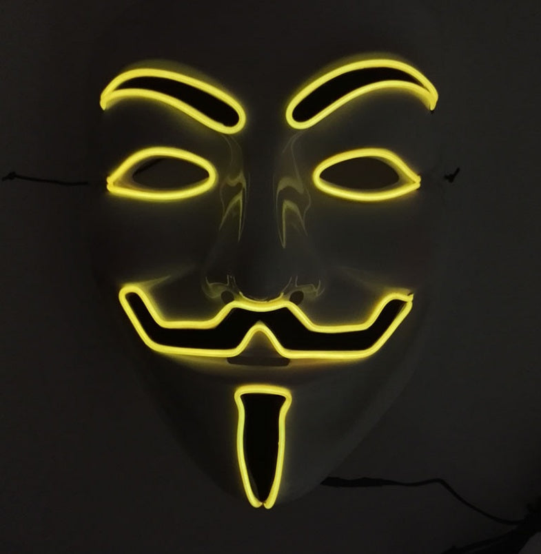 Load image into Gallery viewer, New LED Guy Fawkes Mask
