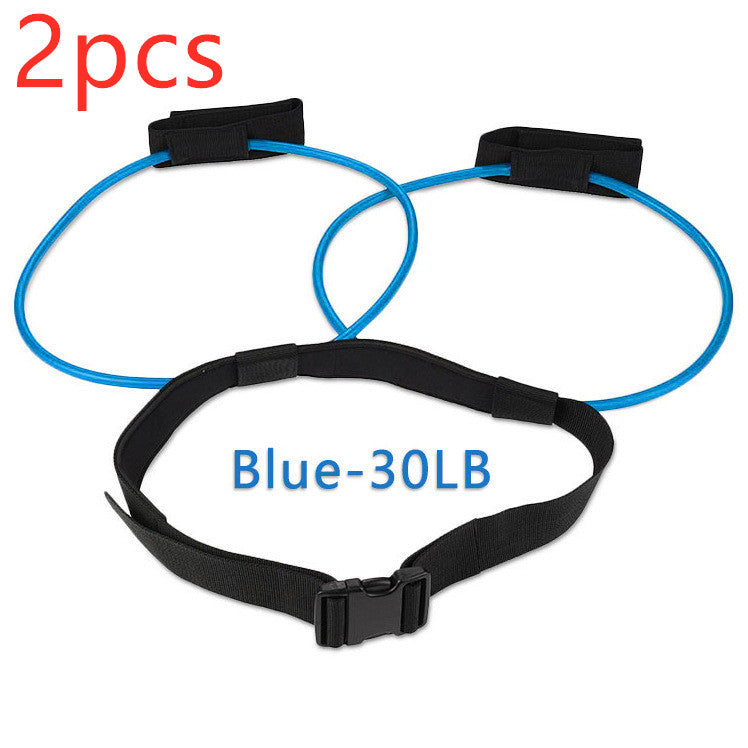 Load image into Gallery viewer, Fitness Women Body Butt Band Resistance Bands Adjustable Waist Belt Pedal Exerciser
