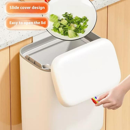 Wall-mounted Household Large Capacity Trash Can With Lid