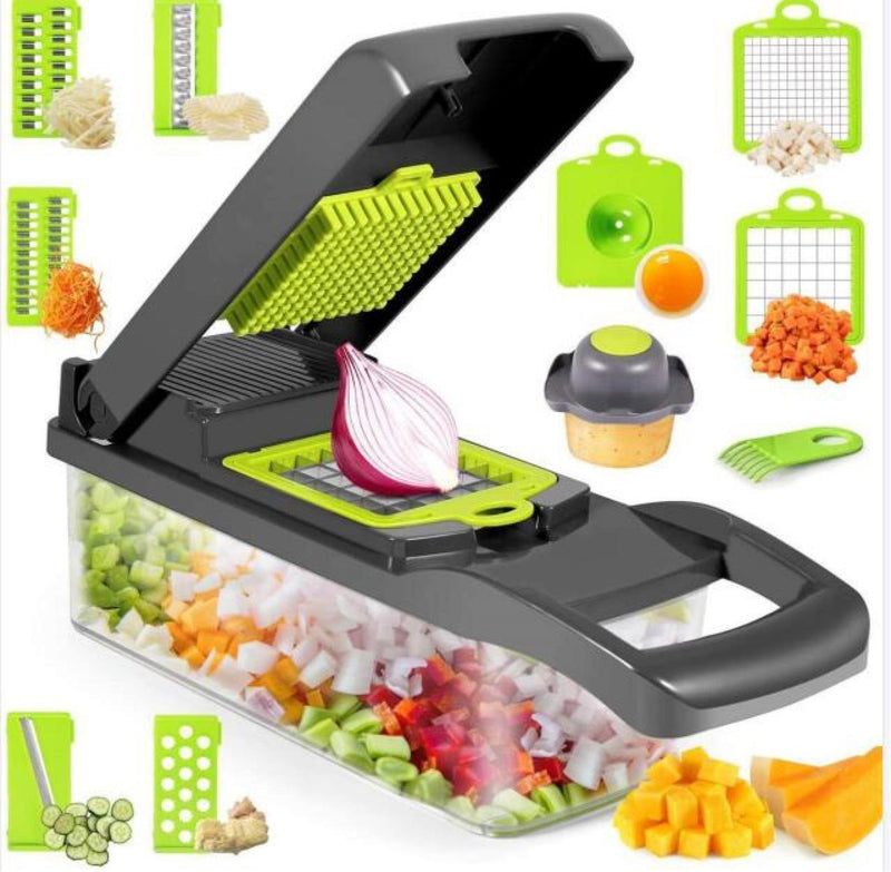 Load image into Gallery viewer, 12 In 1 Manual Vegetable Chopper Kitchen Gadgets Food Chopper Onion Cutter Vegetable Slicer
