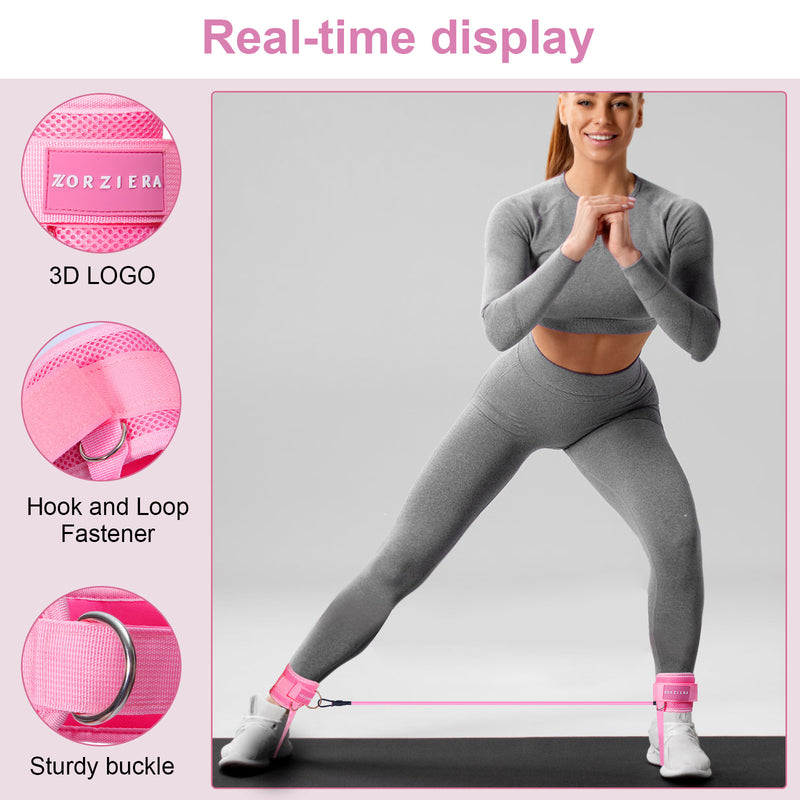 Load image into Gallery viewer, Home Rack Ankle Buckle Elastic String Leg Practice Fitness Resistance Band
