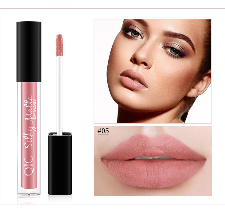 Load image into Gallery viewer, For QIC color Qini cross-border explosion matte velvet waterproof non stick cup Liquid Lip Gloss Lipstick Lip Glaze
