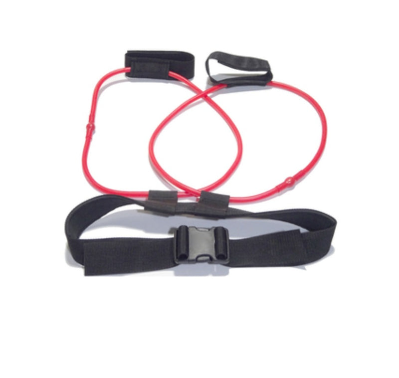 Load image into Gallery viewer, Fitness Women Body Butt Band Resistance Bands Adjustable Waist Belt Pedal Exerciser
