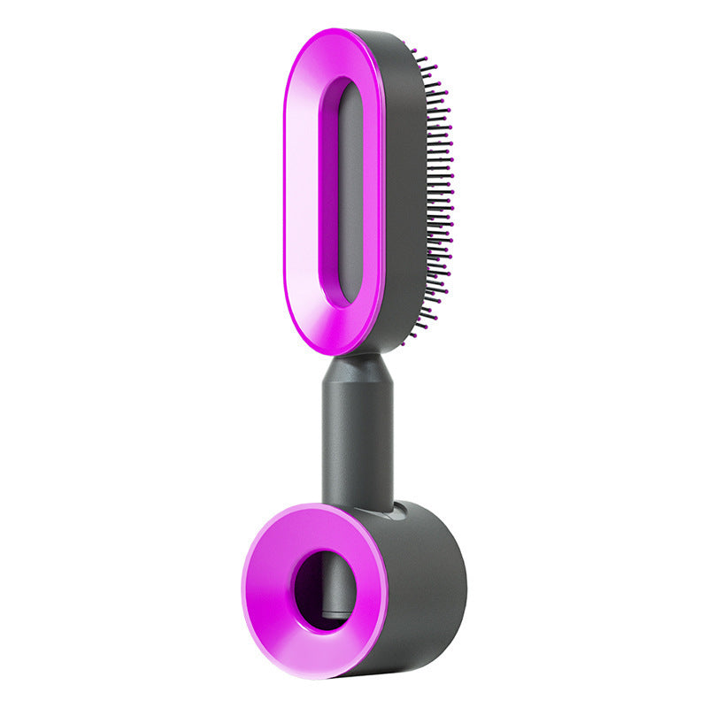 Load image into Gallery viewer, Self Cleaning Hair Brush For Women One-key Cleaning Hair Loss Airbag Massage Scalp Comb Anti-Static Hairbrush
