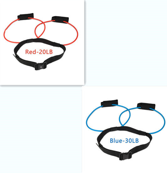 Load image into Gallery viewer, Fitness Women Body Butt Band Resistance Bands Adjustable Waist Belt Pedal Exerciser
