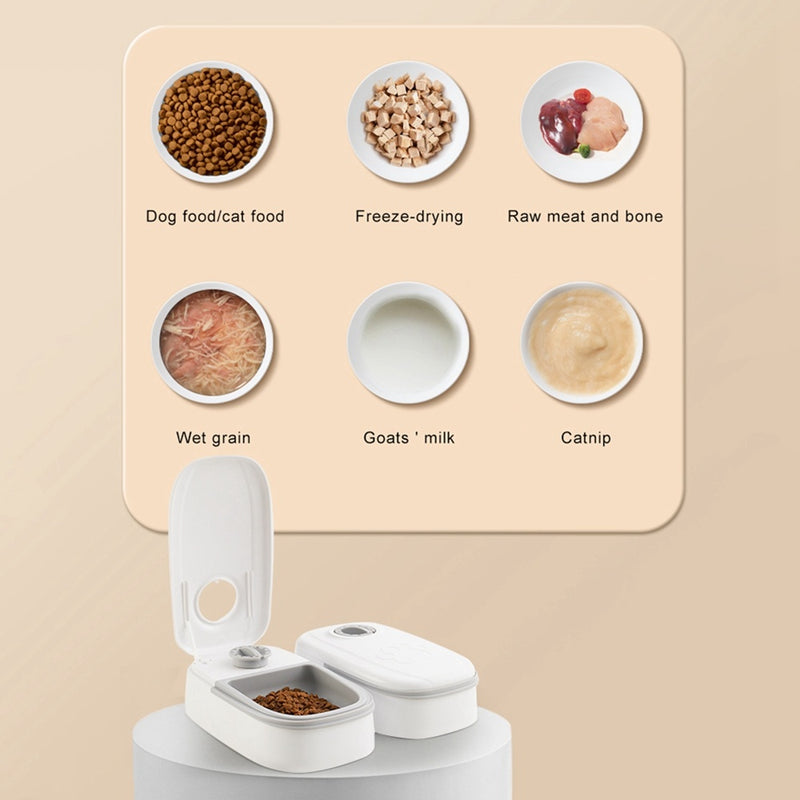 Load image into Gallery viewer, Automatic Pet Feeder Smart Food Dispenser For Cats Dogs Timer Stainless Steel Bowl Auto Dog Cat Pet Feeding Pets Supplies
