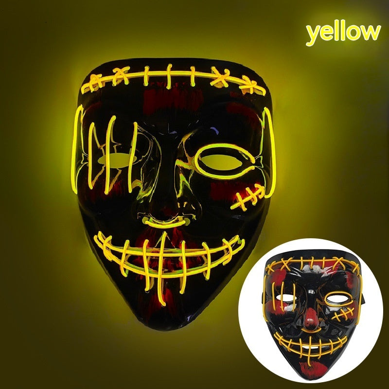 Load image into Gallery viewer, V-shaped Halloween Luminous Mask LED
