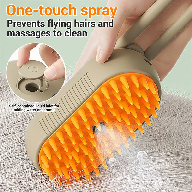 Load image into Gallery viewer, Cat Steam Brush Steamy Dog Brush 3 In 1 Electric Spray Cat Hair Brushes For Massage Pet Grooming Comb Hair Removal Combs Pet Products
