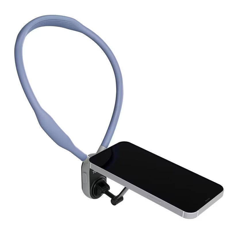 Load image into Gallery viewer, Silicone Phone Magnetic Neck Mount Quick Release Hold For Phone Magsafe Magnetic Suction Cell Phone Neck Hanging Bracket
