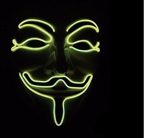 Load image into Gallery viewer, New LED Guy Fawkes Mask
