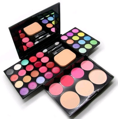 Load image into Gallery viewer, Makeup Box 24 Eyeshadow 8 Lipstick 4 Blush 3 Powder 39 Color Makeup Disc Combination Makeup Tray
