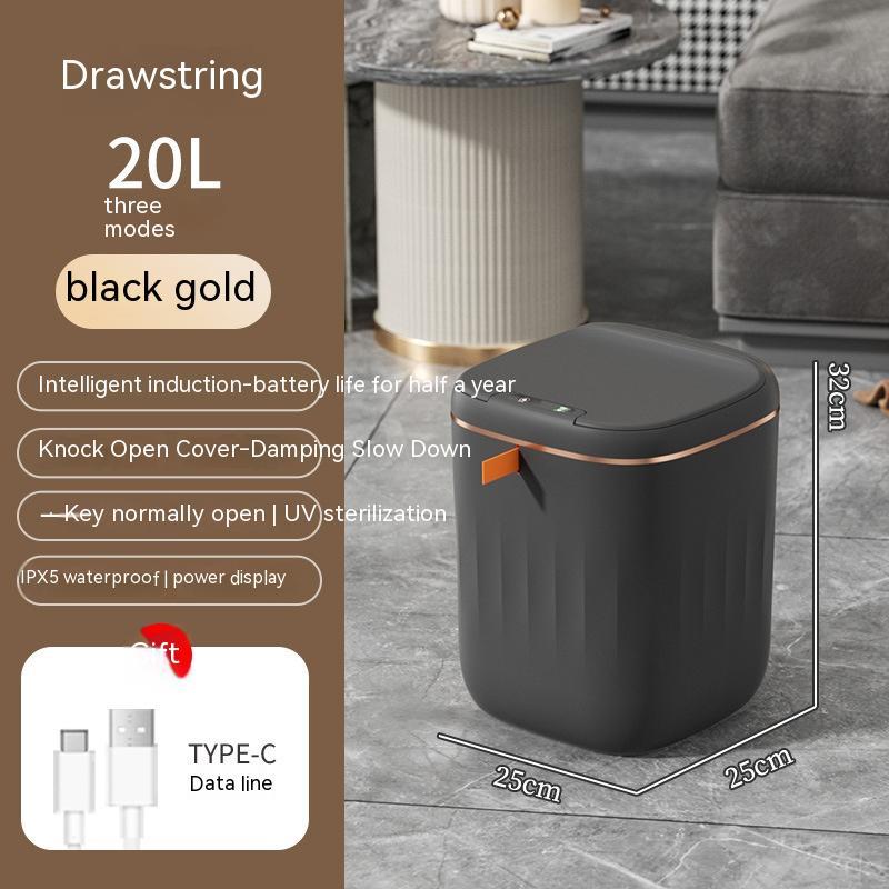 Load image into Gallery viewer, Smart Trash Can With Lid For Bedroom And Living Room Kitchen Storage Box Trash Can Induction Small Car Box Automatic Smart Dustbin Smart Trash Bin
