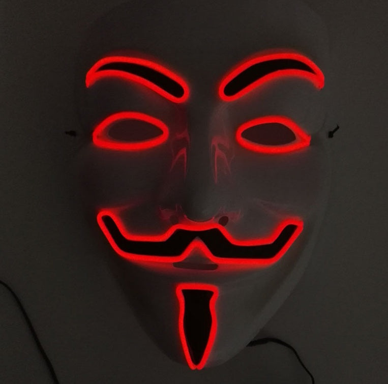 Load image into Gallery viewer, New LED Guy Fawkes Mask
