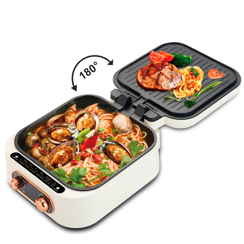 Load image into Gallery viewer, Household Multi-functional Electric Cooker Hot Pot Roasting Hot Pot One
