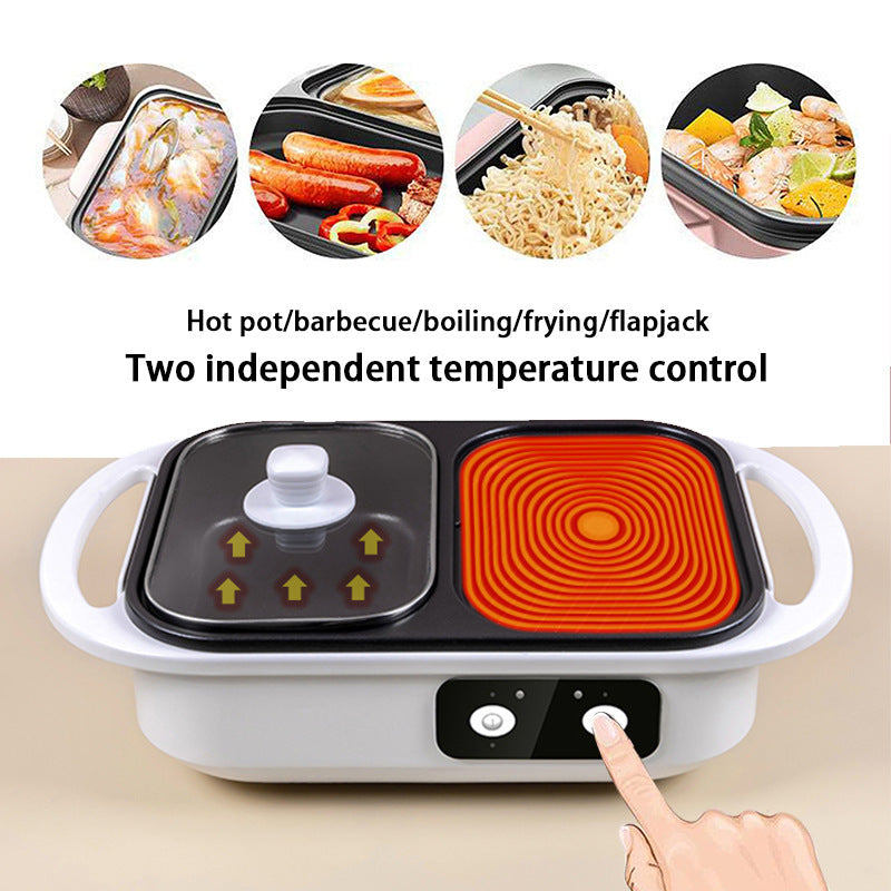 Load image into Gallery viewer, Multi-functional Dual-use Electric Caldron Electric Frying Oven
