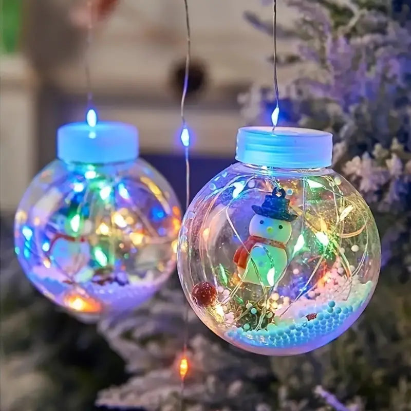 Load image into Gallery viewer, Glam Style USB Powered LED String Lights with Santa Claus, Christmas Tree
