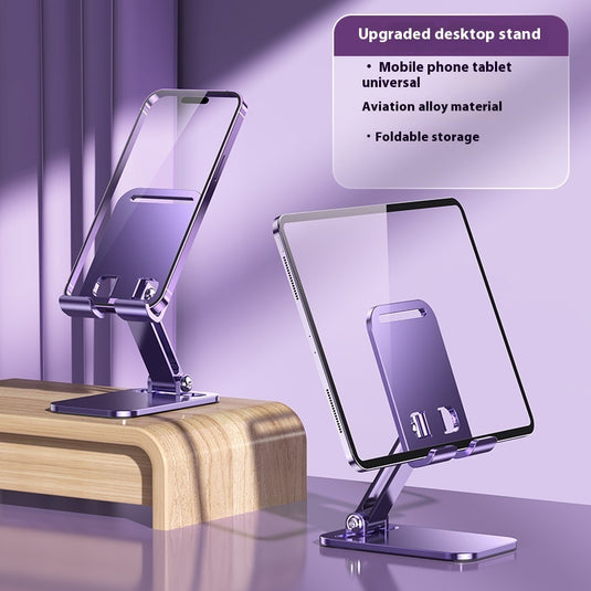 Metal Rotating Desktop Folding Mobile Phone Bracket