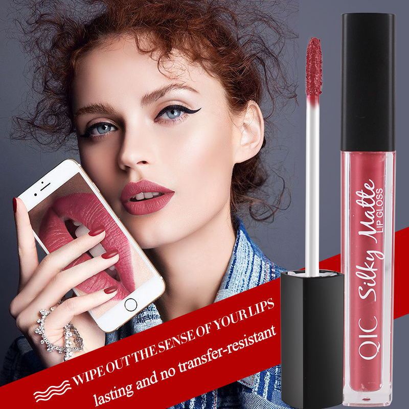 Load image into Gallery viewer, For QIC color Qini cross-border explosion matte velvet waterproof non stick cup Liquid Lip Gloss Lipstick Lip Glaze
