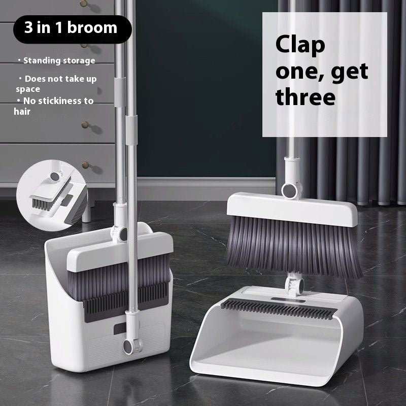 Load image into Gallery viewer, Broom Set Dustpan Combination Household Broom Wiper Blade
