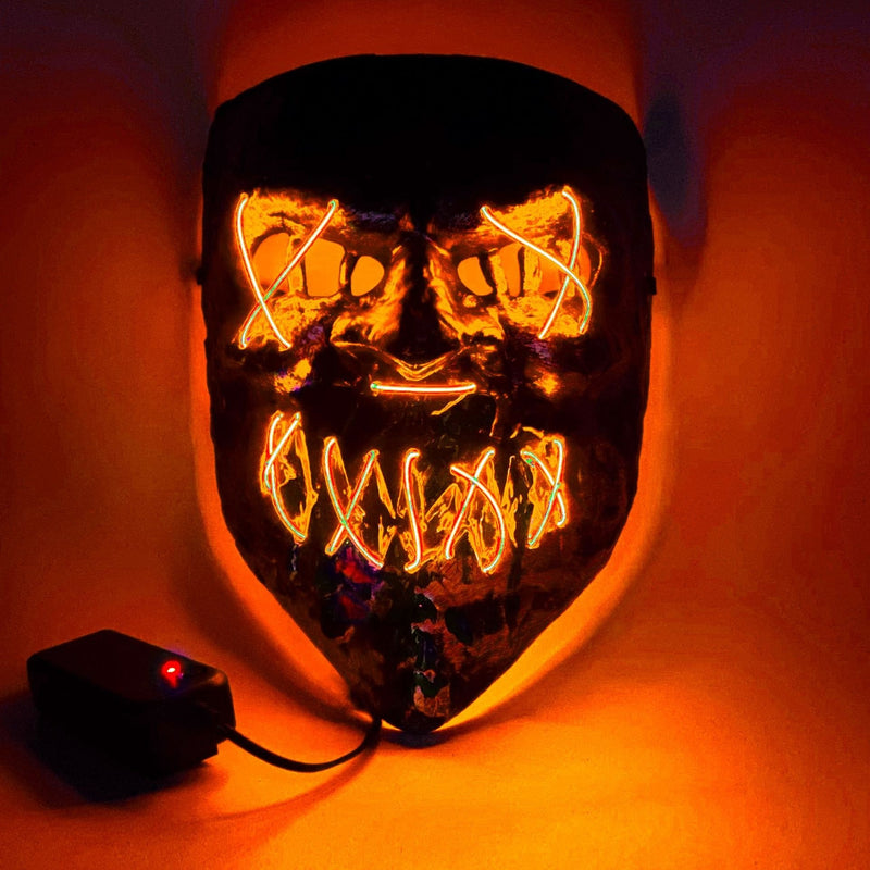 Load image into Gallery viewer, Cold LED Mask Halloween Horror Prop
