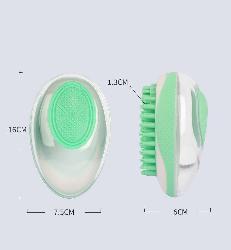 Load image into Gallery viewer, Dog Cat Bath Brush 2-in-1 Pet SPA Massage Comb Soft Silicone Pets Shower Hair Grooming Cmob Dog Cleaning Tool Pet Products
