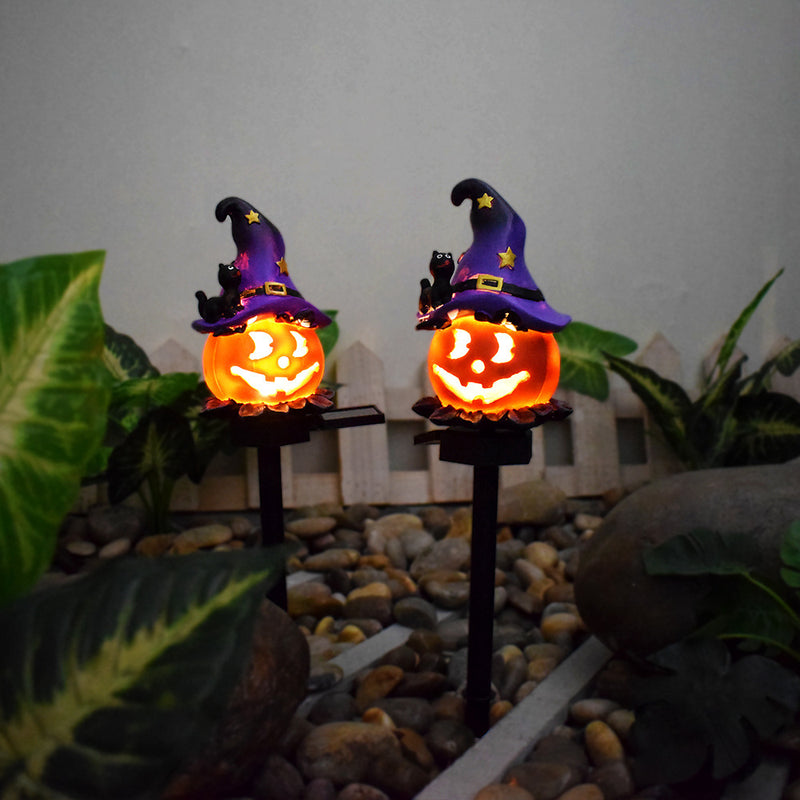 Load image into Gallery viewer, Solar Halloween Outdoor Creative Atmosphere Pumpkin Lamp
