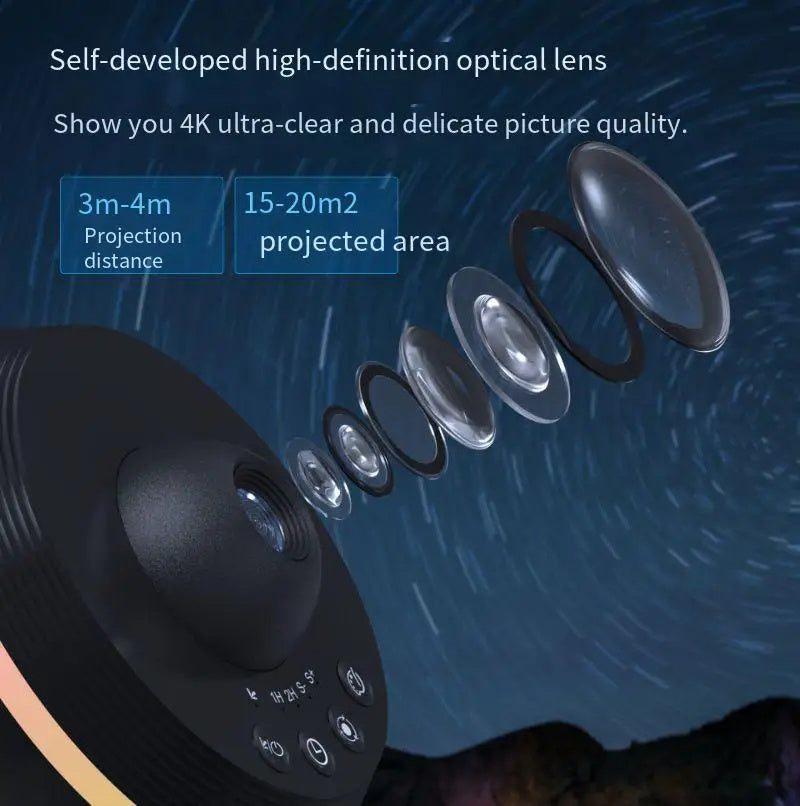 Load image into Gallery viewer, Dynamic Meteor 13 In 1 Ultra Clear Galaxy Projector Lamp Rotary Space Ball Planetarium Projector Lights For Kids Gift
