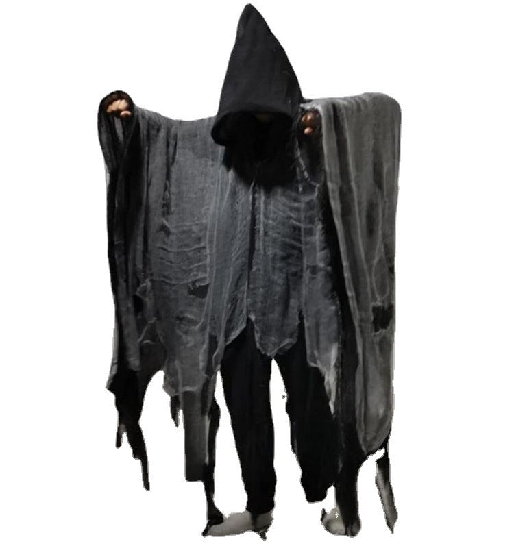 Load image into Gallery viewer, Halloween Cloak Cos Zombie Clothing Skull Cloak Props
