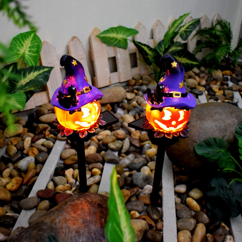 Load image into Gallery viewer, Solar Halloween Outdoor Creative Atmosphere Pumpkin Lamp
