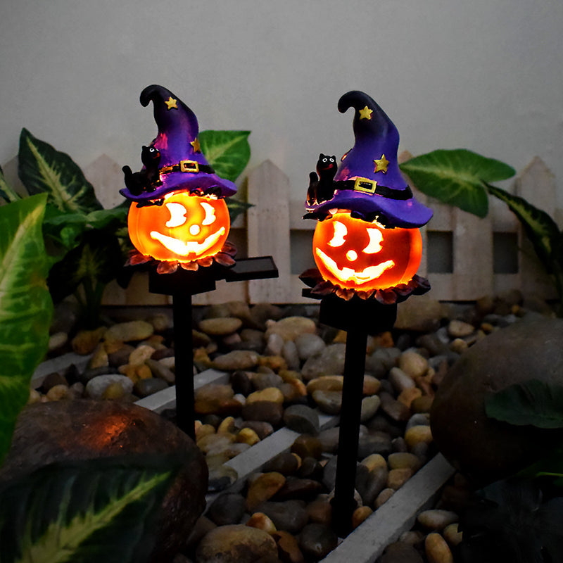 Load image into Gallery viewer, Solar Halloween Outdoor Creative Atmosphere Pumpkin Lamp
