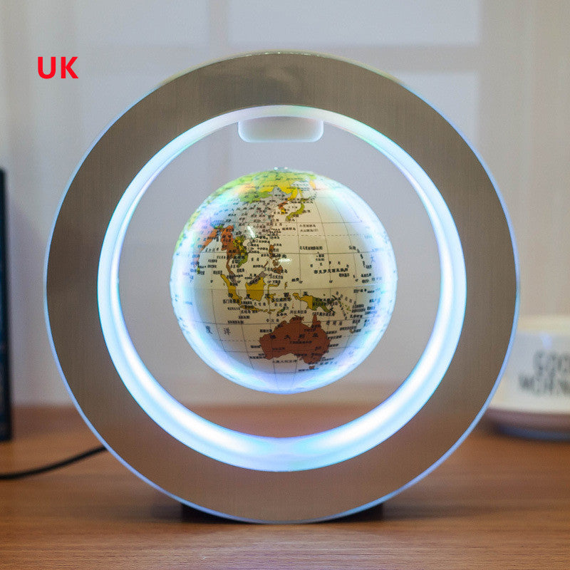 Load image into Gallery viewer, Round LED World Map Floating Globe Magnetic Levitation Light Anti Gravity Magic
