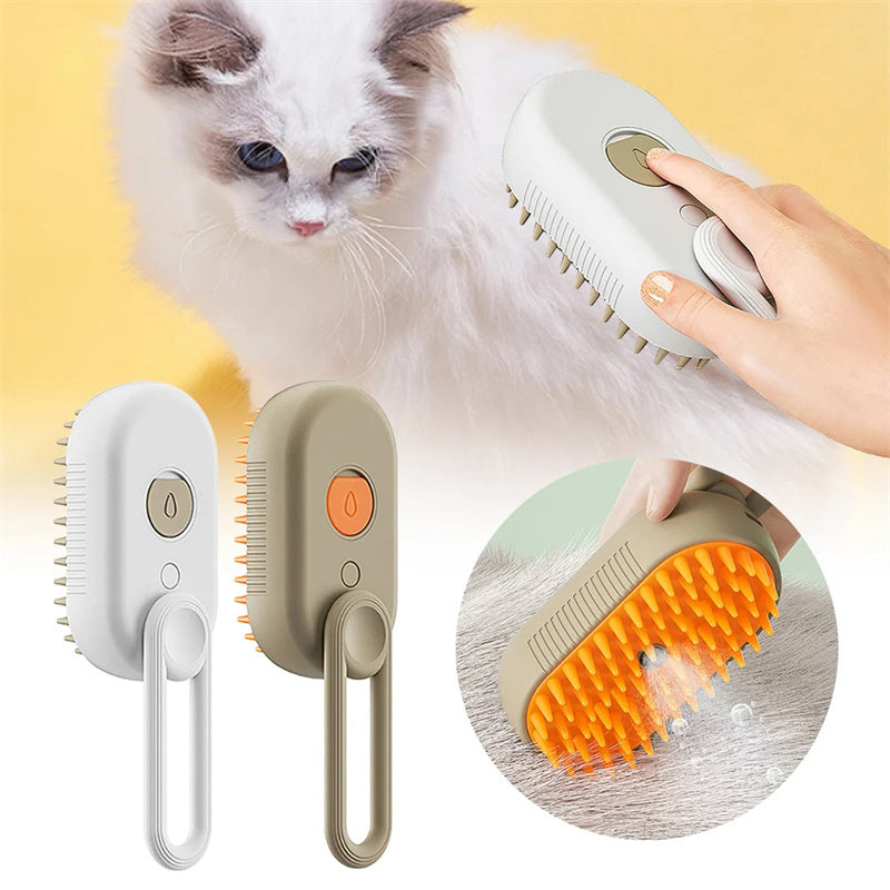 Load image into Gallery viewer, Cat Steam Brush Steamy Dog Brush 3 In 1 Electric Spray Cat Hair Brushes For Massage Pet Grooming Comb Hair Removal Combs Pet Products
