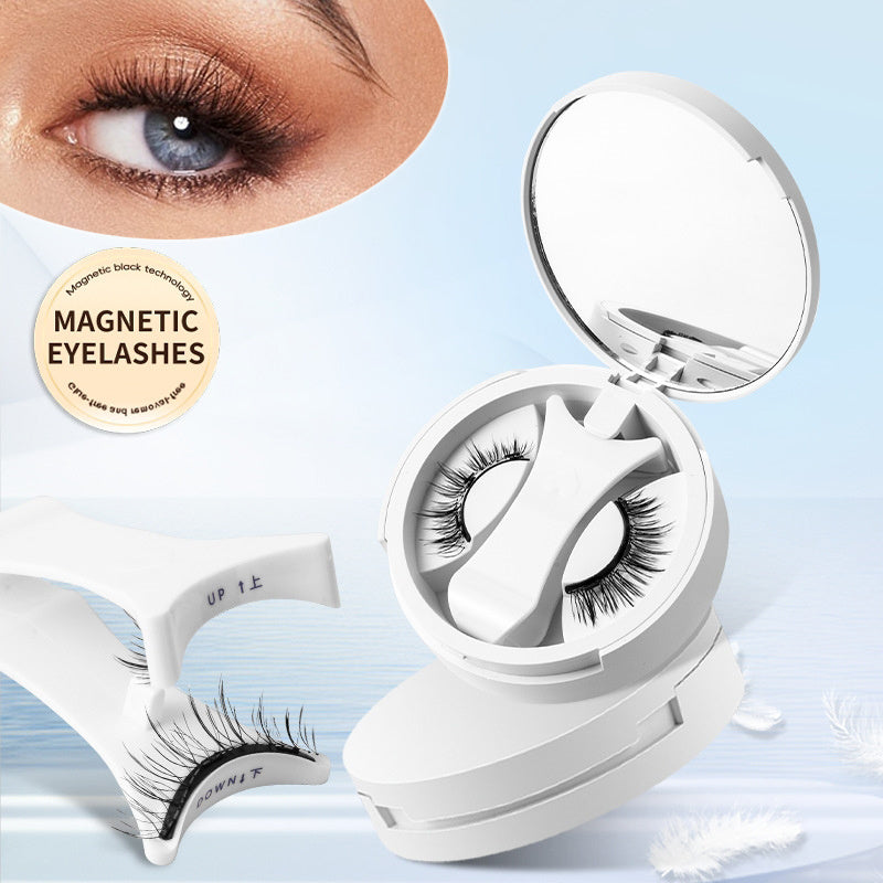 Load image into Gallery viewer, Magnetic False Eyelashes Integrated Storage Box Glue-free Magnet False Eyelashes Natural Makeup Tools With Applicater
