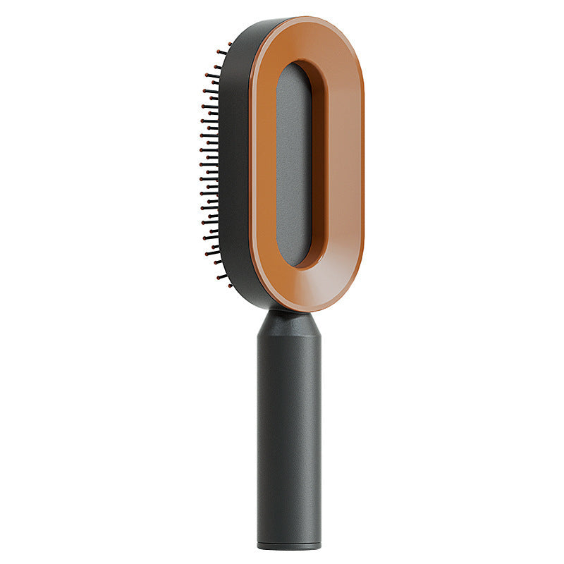 Load image into Gallery viewer, Self Cleaning Hair Brush For Women One-key Cleaning Hair Loss Airbag Massage Scalp Comb Anti-Static Hairbrush
