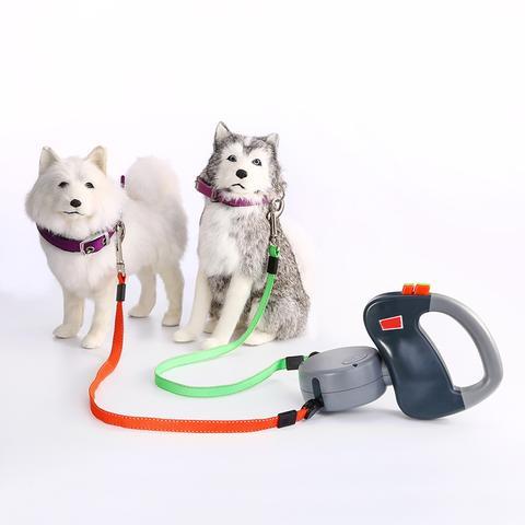 Load image into Gallery viewer, Retractable Dual Pet Dog Walking Leash
