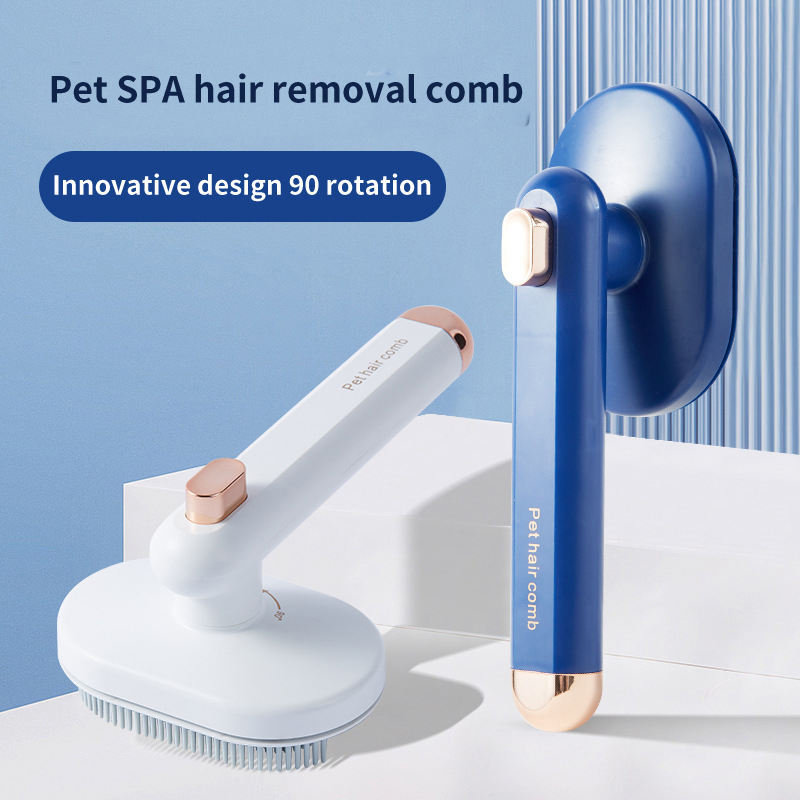 Load image into Gallery viewer, Pet Comb Cat Dog To Remove Floating Hair Pet Hair Brush Hair Removal Artifact Pet Grooming Brush Supplies Self Cleaning Comb Pet Products
