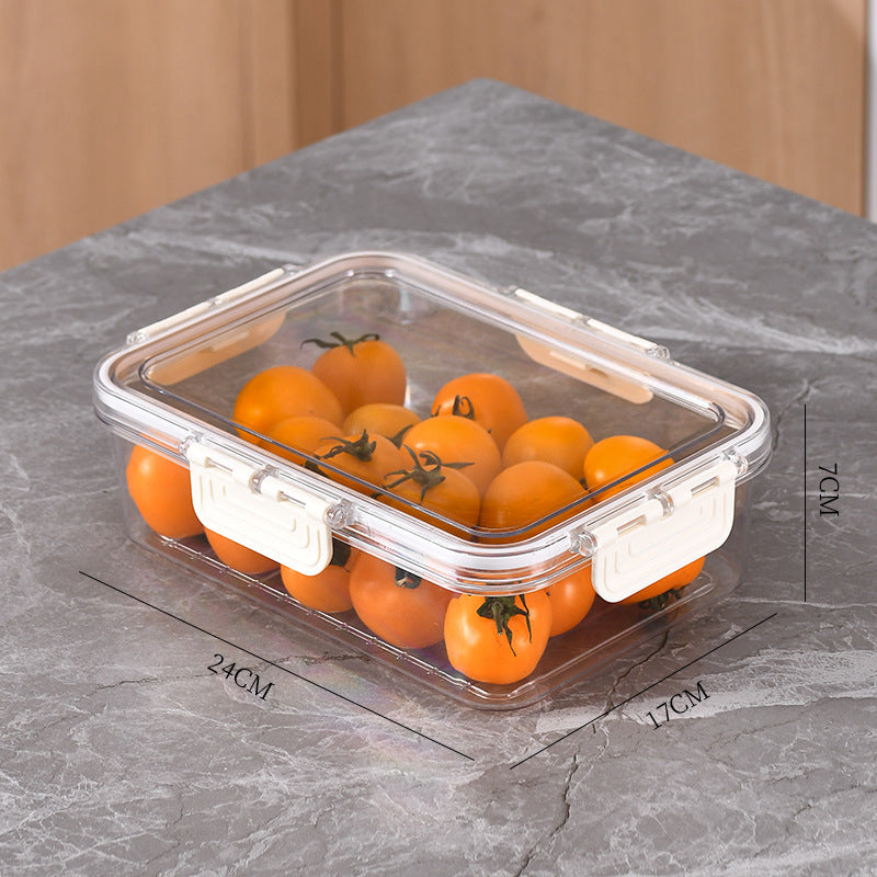 Load image into Gallery viewer, Kitchen Gadget Compartments Divided Serving Tray With Lid Veggie Tray Portable Snack Box Food Container For Biscuits Candy Fruits Nuts
